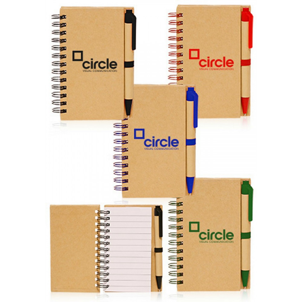 Customized 2.75" x 4.75" Mini Spiral Notebooks