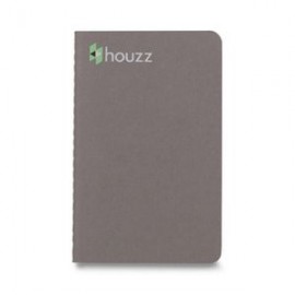 Moleskine Cahier Ruled Pocket Journal - Pebble Grey with Logo