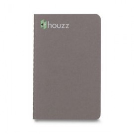 Custom Moleskine Cahier Ruled Pocket Journal - Pebble Grey