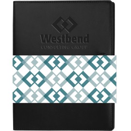 Small Dovana Journal - Refillable w/Graphic Wrap (6"x7.75") with Logo