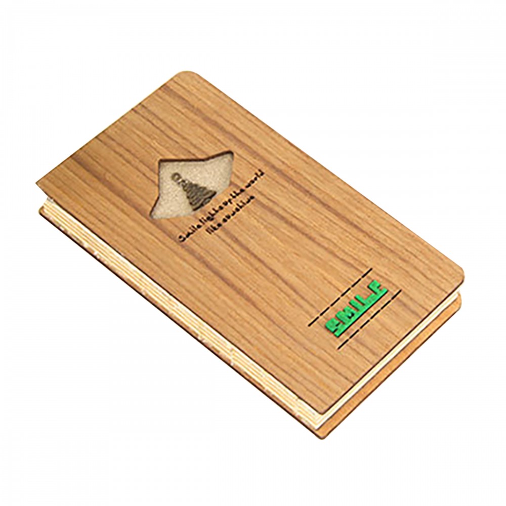Custom Imprinted Wooden Cover Notebook Custom Imprinted Wooden Cover Notebook