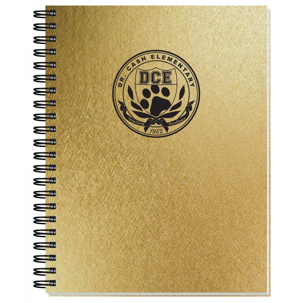 Personalized Radiant Journal w/100 Sheets (8''x11'')