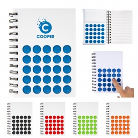 Logo Branded Push Pop Spiral Notebook