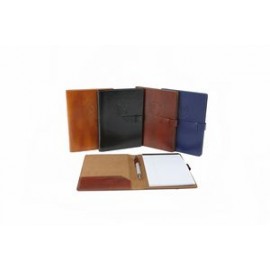 Customized New Age Italian PU Leather Junior Padfolio (Blue)  Customized New Age Italian PU Leather Junior Padfolio (Blue)