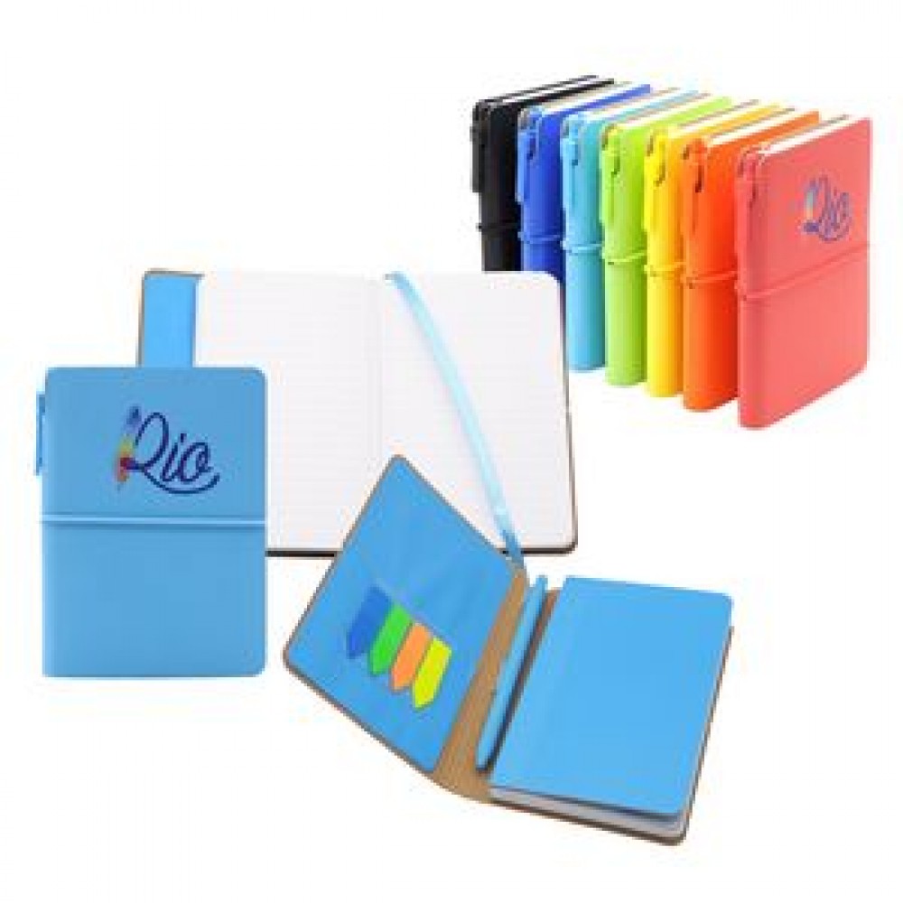 Special Offer! RIO Soft Touch Book Bound Journal with Pen with Logo