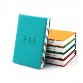 365-days Planner A5 Leather Notebook with Logo  365-days Planner A5 Leather Notebook with Logo