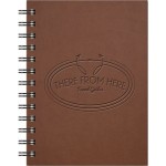 Logo Branded RusticLeather Journal NotePad (5"x7")
