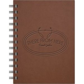 Logo Branded RusticLeather Journal NotePad (5"x7")