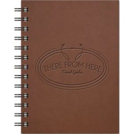 Logo Branded RusticLeather Journal NotePad (5"x7")