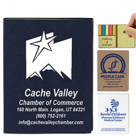 "Loomis" Small Eco Inspired Cover Sticky Notes & Flags with Logo  "Loomis" Small Eco Inspired Cover Sticky Notes & Flags with Logo