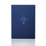 Softcover Notebook w/ Custom Imprint & Woven Fabric Bookmark with Logo