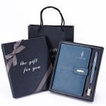 Promotional Business Notebook Set A5 Notepad Imitation Leather Gift Set
