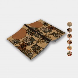 Logo Branded Denik USA-Made Recycled Executive Layflat A5 Kraft Notebook