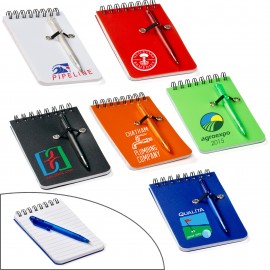 Value Mini Jotter & Pen with Logo