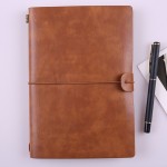 Branded Custom A5 Vintage Leather Bound Notebook