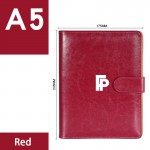 A5 multi-function PU Leather Cover Notebook / A5 Business Notebook with Credit Card Slot Custom Imprinted