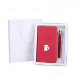 A6 notebook Gift Box Set / Click Ballpoint Pen and Journal Custom Imprinted