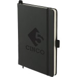 5.5" x 8.5" Cactus Leather Bound JournalBook with Logo