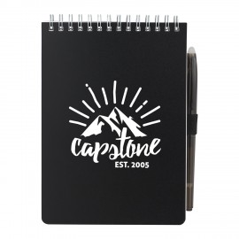 5" x 7" Mineral Stone Field Reporter Notebook w/Pe with Logo  5" x 7" Mineral Stone Field Reporter Notebook w/Pe with Logo