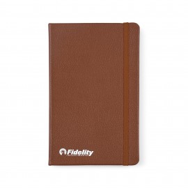 Custom Moleskine Leather Ruled Large Notebook - Sienna Brown  Custom Moleskine Leather Ruled Large Notebook - Sienna Brown