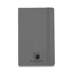 Promotional Moleskine Hard Cover Ruled Large Notebook - Slate Grey
