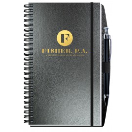 Radiant Journal w/Pen (5"x8") with Logo  Radiant Journal w/Pen (5"x8") with Logo