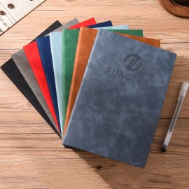 Custom A5 Soft Leatherette Bound Journal Writing Notebook Executive Notebook Meeting Journal