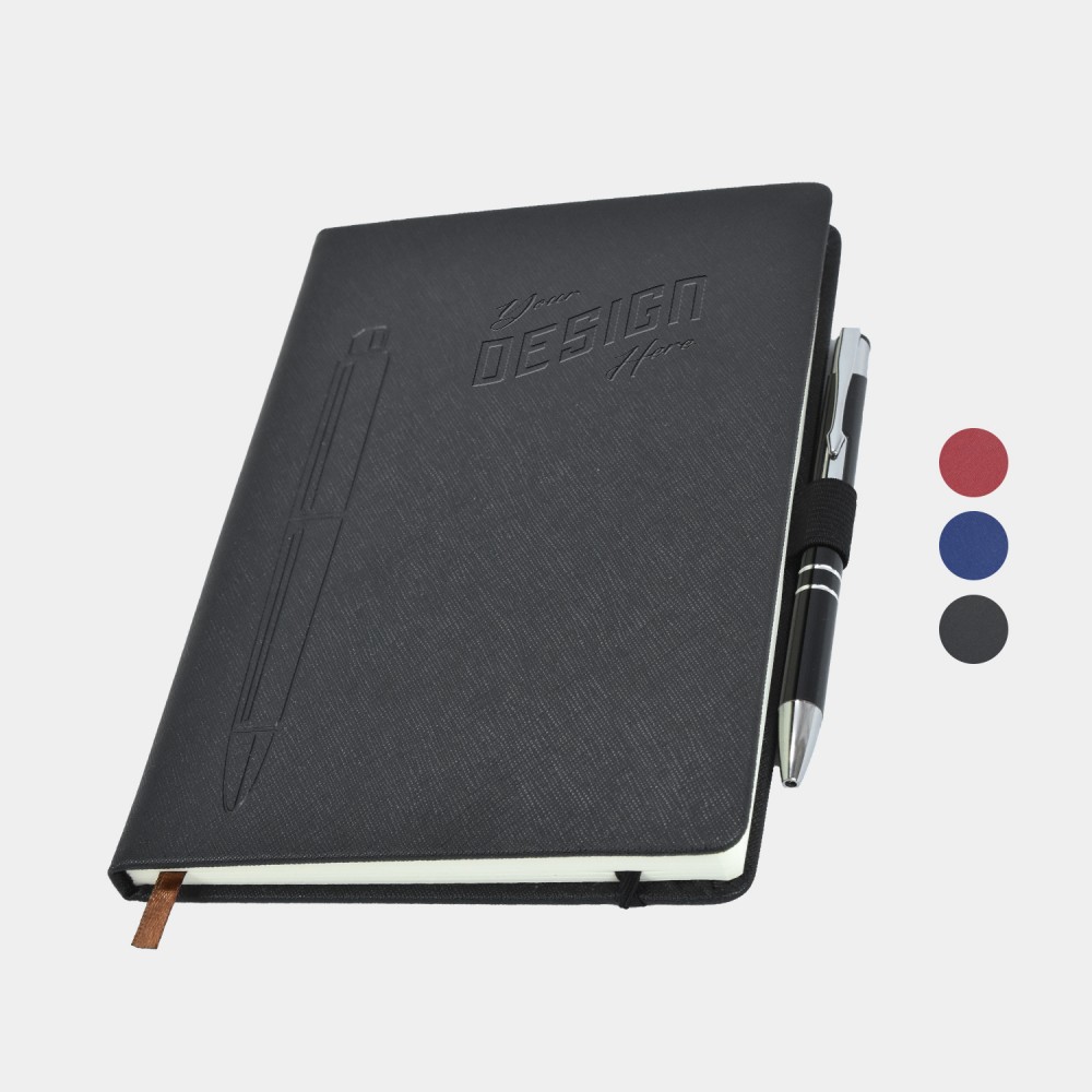 Personalized TiTUS High Quality Magnetic Notebook with Metal Pen