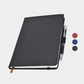 Personalized TiTUS High Quality Magnetic Notebook with Metal Pen
