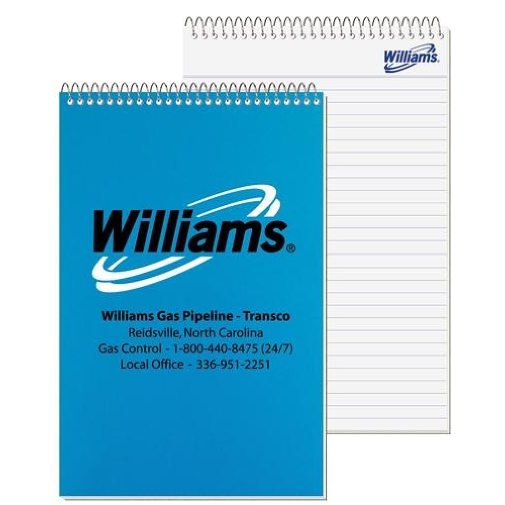 Poly Stenographer Notebook (5 3/8"x8") with Logo