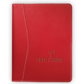 Logo Branded Hampton Refillable Padfolio (7"x9")
