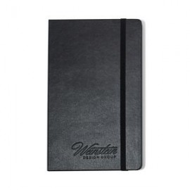 Personalized Moleskine Hard Cover Plain Large Notebook - Black