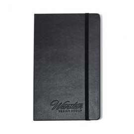 Custom Moleskine Hard Cover Plain Large Notebook - Black