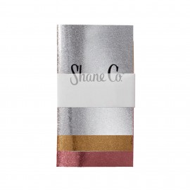 Logo Branded Mini Glitter Notebook Set