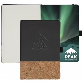 Customized Lucca Journal w/Full Color Tip-In Page (5.5"x8.25")