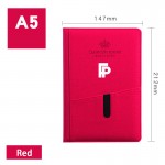 A5 multi-function PU Leather Cover Notebook /Business loose-leaf A5 notebooks Logo Printed