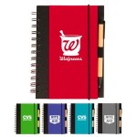 Union Printed, Eco Spiral Notebook Journal with Pen, with Logo