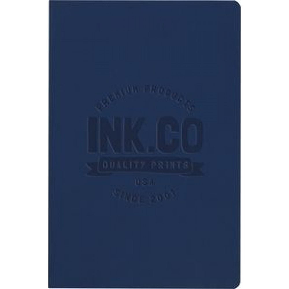 Large SoftPedova Journal w/Full Color Tip-In Page (6.5"x9.5") with Logo