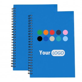 Personalized Spiral A5 Notebook Smooth Coated Film Cover 80 Inside Pages Hardcover Executive