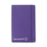 Logo Branded Moleskine Hard Cover Ruled Large Notebook - Brilliant Violet