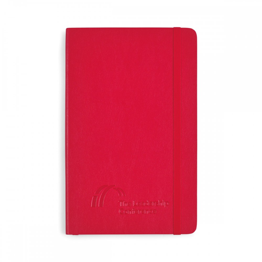 Custom Imprinted Moleskine Soft Cover Ruled Large Notebook - Scarlet Red Custom Imprinted Moleskine Soft Cover Ruled Large Notebook - Scarlet Red