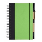 Branded Eco-Inspired Spiral Notebook With Pen