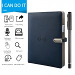 Custom Imprinted Smart APP Synchronizing Storage Digital Drawing Tablet Notebook With Wireless Power Bank