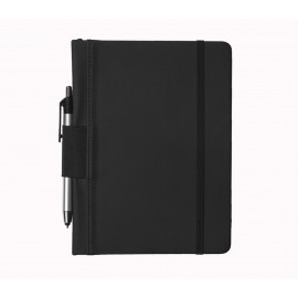 Executive Notebook with Strap and Pen Loop with Logo  Executive Notebook with Strap and Pen Loop with Logo