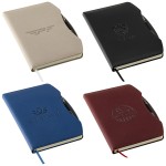 Arc Hardcover Journal with Pen with Logo