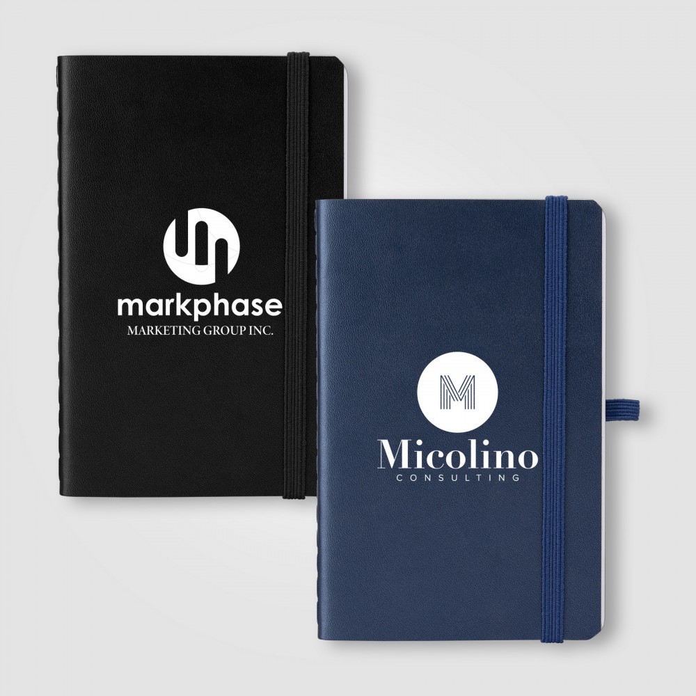Customized Molire - Soft Recycled Cover A6 Notebook - Silkscreen