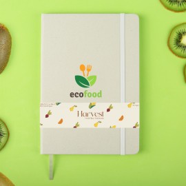 Harvest Fruit Fiber Notebook with Logo