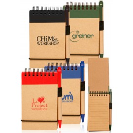 ECO Jotters with Pen with Logo
