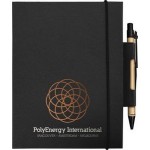 EcoWrap Small NotePad w/Pen (5"x7") with Logo