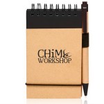 Eco Jotter w/Pen (3"x5") with Logo